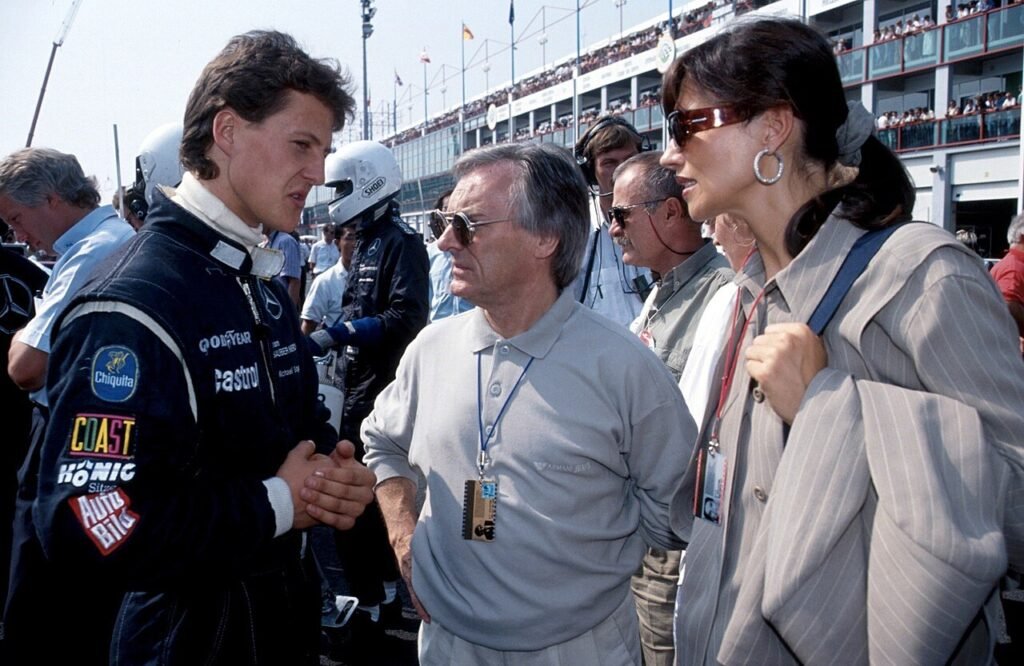 Bernie Ecclestone and Slavica Ecclestone
